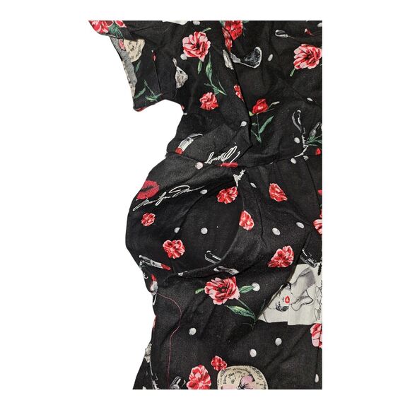 Torrid X Marilyn Monroe Midi Dress Women's 26 AOP Short Sleeve Retro Full Swing - Picture 10 of 11